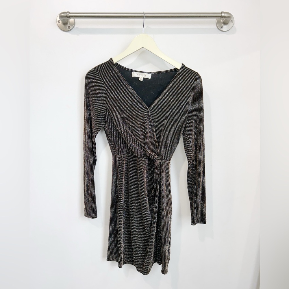 ROW A Black and metallic dress